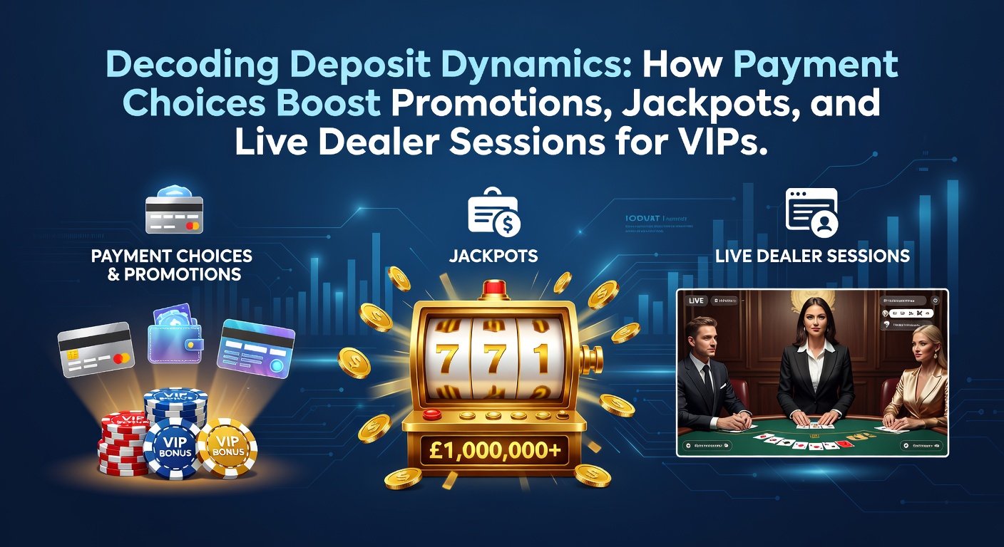 Digital graphic showing various payment icons like crypto wallets, e-wallets, and cards unlocking doors to promotions, jackpots, and live dealer tables