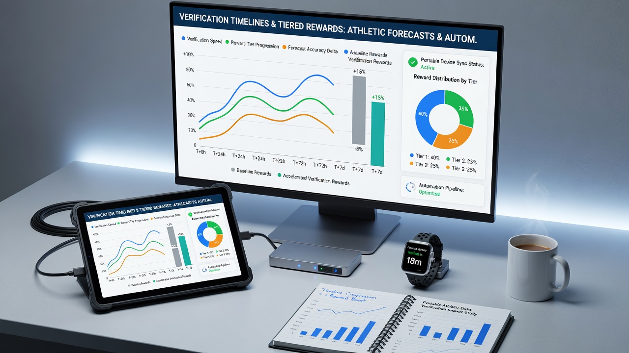 Interface view of tier progression in reel systems connected to mobile verification status