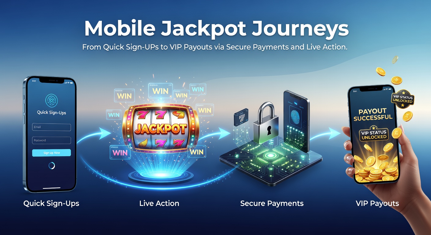 A vibrant mobile screen displaying a jackpot slot game with spinning reels and glowing progressive counters, capturing the thrill of mobile casino action