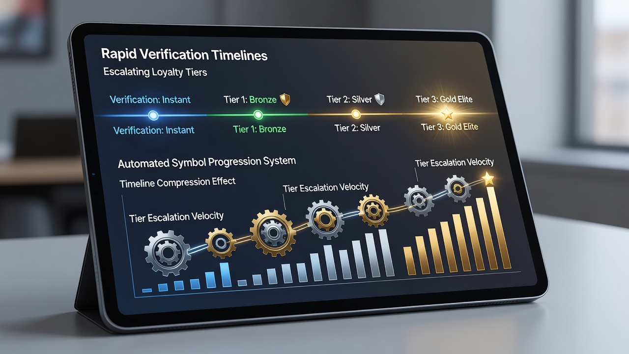 Mobile sports prediction interface displaying rapid verification status and initial loyalty tier symbols on a smartphone screen