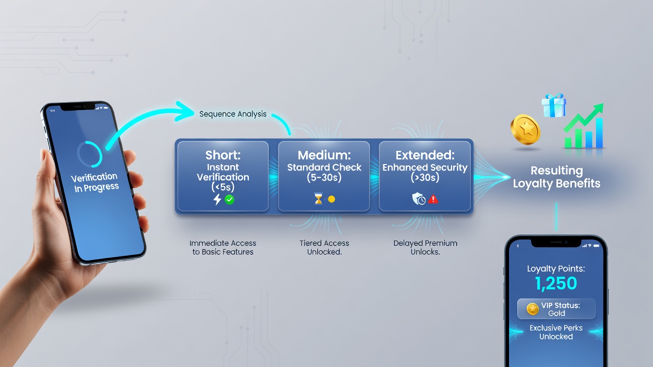 Analytics dashboard displaying verification timeframes linked to loyalty benefits across sports wagers and jackpot machines