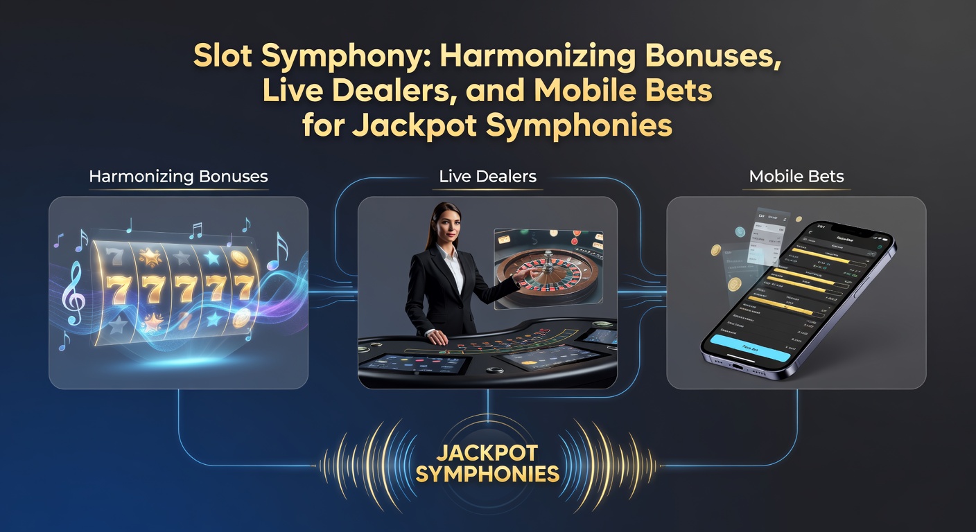 Close-up of a mobile device displaying synchronized slot bonuses, live blackjack, and escalating jackpot meters