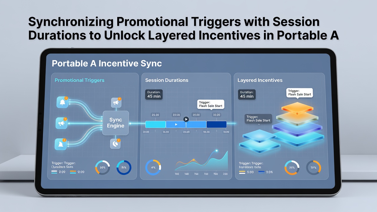 Detailed view of layered incentive progression bars synced with session duration counters in a portable app